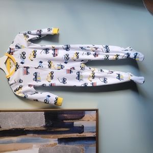 Carters 5T Boys Truck Flannel Soft Footed Pajamas